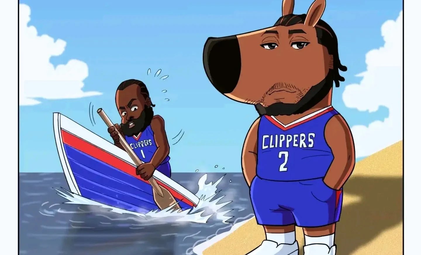 快船击败森林狼，保持不败